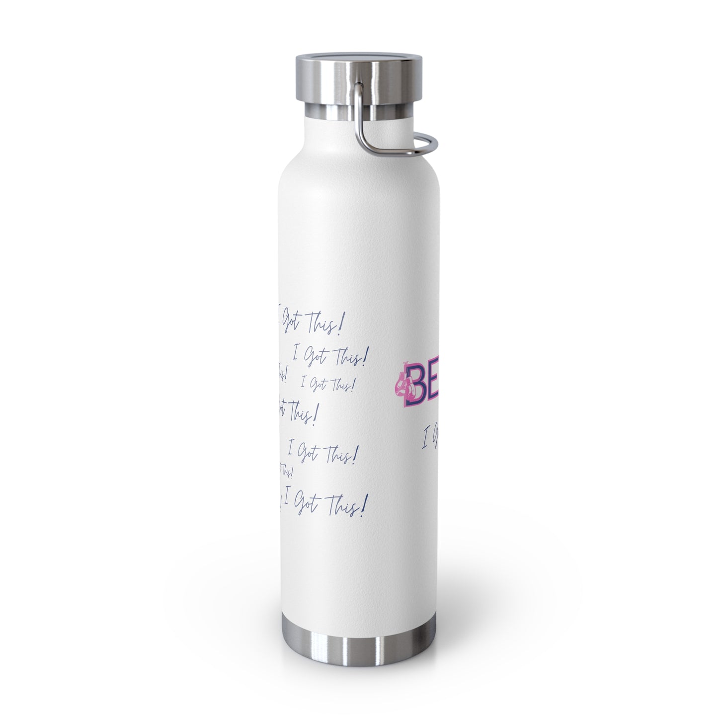 Experience the Magic of Vacuum Insulation with our 22oz Vacuum-Insulated Bottle, Supporting Breast Cancer Awareness