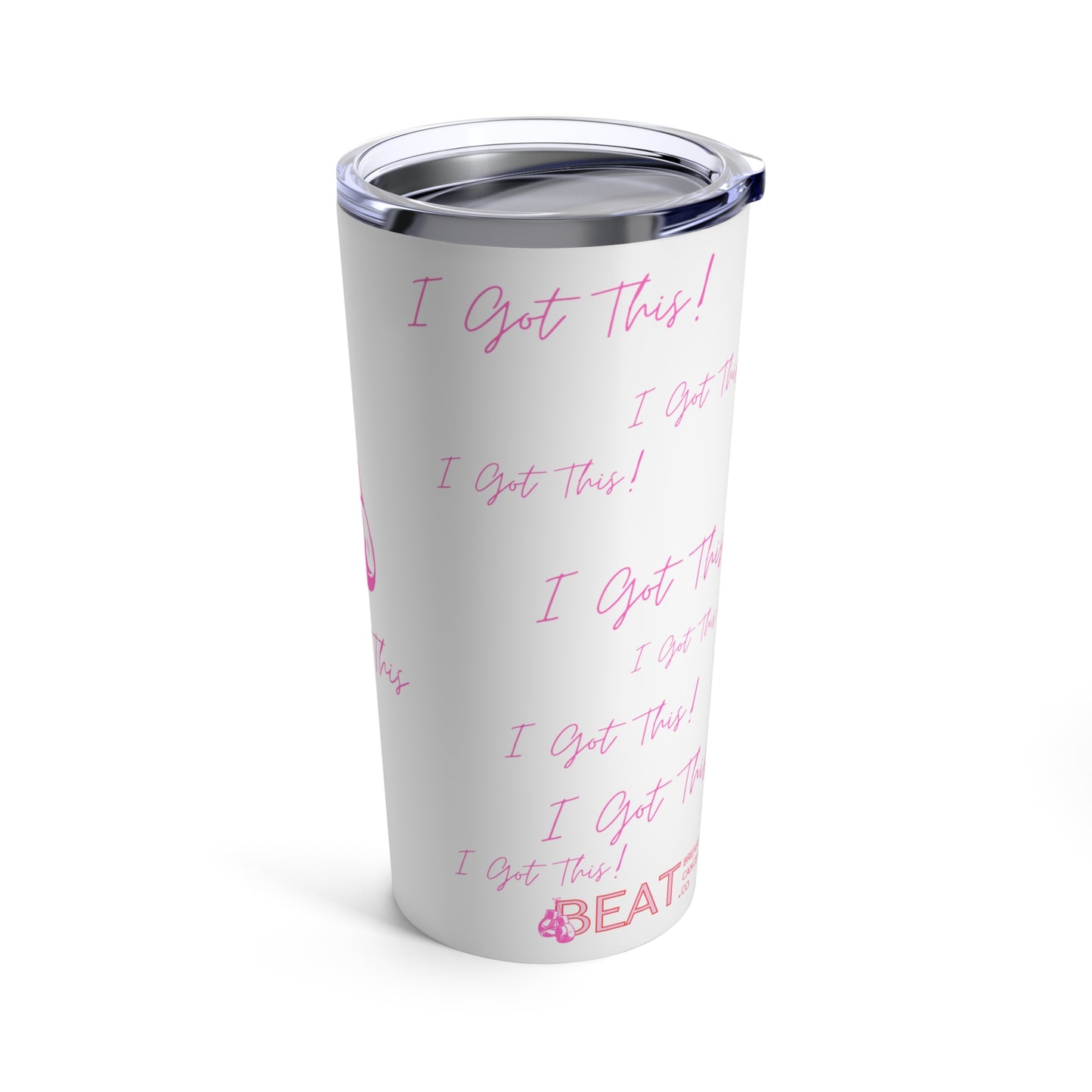 Unleash Your Strength with the 'I Got This!' Breast Cancer Support Tumbler - 20oz